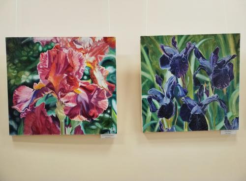 Художественная выставка Елены Абросимовой "Цветы в деталях"