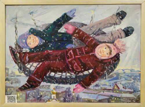 "Зимние истории". Коллективная выставка живописи и графики Нижегородского СХР