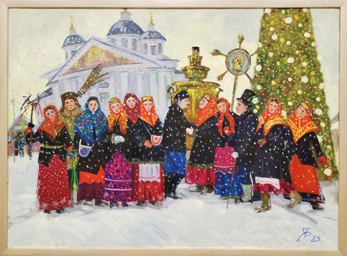 "Зимние истории". Коллективная выставка живописи и графики Нижегородского СХР